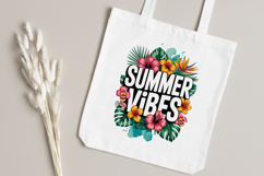 Retro Floral Summer Vibes PNG for Sublimation Product Image 4