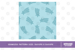 Boho Star Seamless Pattern Nursery Tile PNG DTF Baby Kids Product Image 2