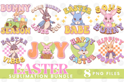 Easter Sublimation PNG Bundle Bunny Chick Farm Hip Hop Joy Product Image 1