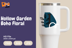 Hollow Garden Boho Floral Monogram Product Image 1