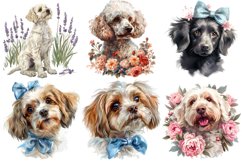 Watercolor Dogs Clipart Bundle Product Image 6