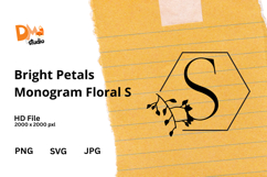 Bright Petals Monogram Floral Product Image 1