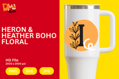 Heron &amp; Heather Boho Floral Monogram Product Image 1