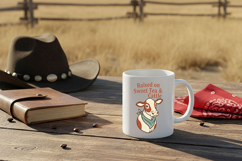 Raised on Sweet Tea &amp; Cattle Png Western Cowgirl Sublimation Product Image 7