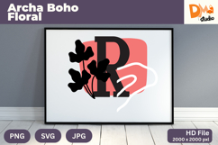 Archa Boho Floral Monogram Product Image 1