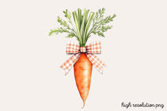 Carrot Watercolor Clipart PNG Product Image 1