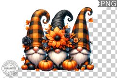 Halloween Gnome Sublimation - Clipart PNG Design Product Image 1