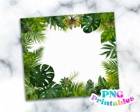 Monstera Floral Collage 20 oz Skinny Tumbler Wrap Product Image 2