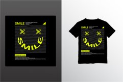 Smile writing design, suitable for screen printing t-shirts Product Image 1