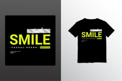 Smile writing design, suitable for screen printing t-shirts Product Image 1