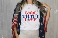 Land That I Love SVG, 4th Of July SVG Design Product Image 1