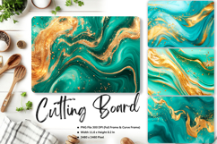 Marble Cutting Board Green and Emerald Chopping Board_19 Product Image 1
