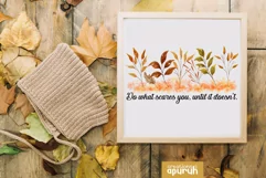 Autumn Floral Motivational Quotes Sublimation 19 Product Image 4