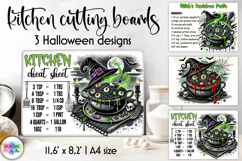 Halloween Cutting Boards Designs, Kitchen Conversion Charts Product Image 1