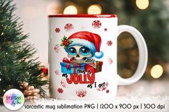Funny Christmas Mug Designs Bundle, Funny Skeleton Santa PNG Product Image 21