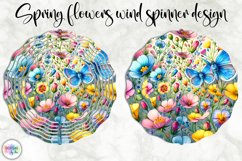 Spring Flowers Wind Spinner | Wildflowers Wind Spinner Print Product Image 1