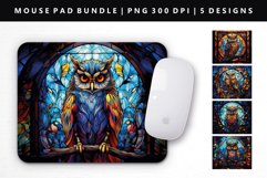 Owl Mouse Pad Design | Mouse Pad Sublimation PNG Product Image 1