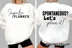 Funny Quotes Front &amp; Back SVG PNG Product Image 1