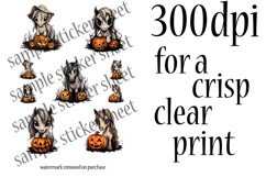 Halloween Stickers - Printable Horses and Jack o Lanterns Product Image 3