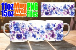 Blossom Burst Mug Wrap - Sublimate Elegance Product Image 1