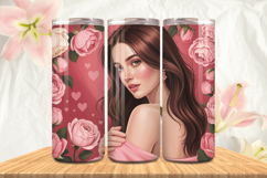 Black Girl Magic Black Woman Positive mind 20oz Tumbler wrap Product Image 1