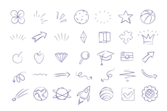 100 Sketch Doodle Illustration Set 01 Product Image 2