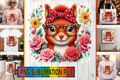Dazzling TSHIRT Designs PNG, Cute Animals Product Image 1