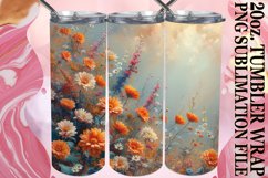 Charming Floral Tumbler Design for Spring Product Image 1