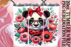 Vibrant Joy 20oz tumbler wrap, Cute Animals Product Image 1