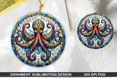 Animals Stained Glass Ornament Bundle, 30 High-Quality PNG Product Image 11