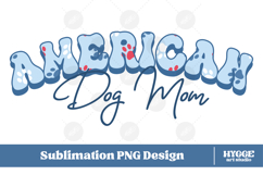 American Dog Mama Papa 4th of July USA Paw DTF PNG Bundle Product Image 4