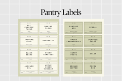 Pantry Labels Printable Kitchen Organization Labels Product Image 2