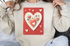 Cute Watercolor Valentines Day Clipart PNG Product Image 1