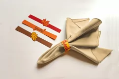 Thanksgiving Napkin Ring SVG Files Product Image 1