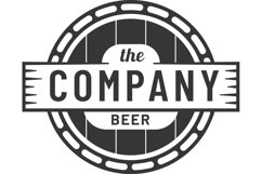 Brewery badge. Draft beer barrel emblem SVG PNG EPS JPG Product Image 1