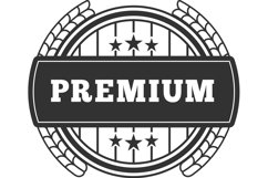 Brewery badge. Draft beer barrel emblem SVG PNG EPS JPG Product Image 1