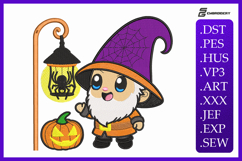 Halloween Gnome Machine Embroidery Designs Product Image 1