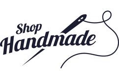 Handmade badge. Hipster craft badge, vintage workshop label Product Image 1