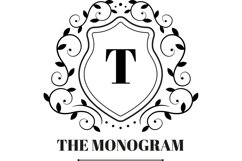 Royal shields badges with Tletter. Vintage luxury logo Product Image 1