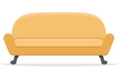 Comfortable sofa. Luxury couch for apartment Product Image 1