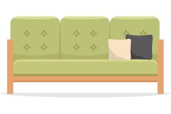 Comfortable sofa. Luxury couch for apartment Product Image 1