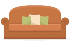 Comfortable sofa. Luxury couch for apartment Product Image 1