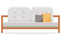 Comfortable sofa. Luxury couch for apartment Product Image 1