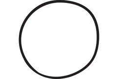 Circle checkbox doodle. Hand drawn checklist mark Product Image 1
