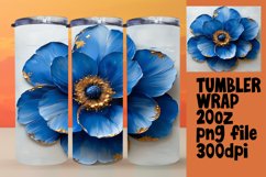 Petal Paradise: Sublimation Tumbler Wrap Product Image 1