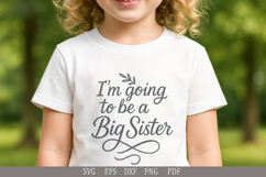 Cute Design for Girls&#039; T-Shirts and Sibling Celebration Gift Product Image 1