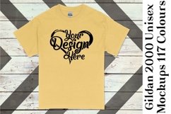 Gildan 2000 Mockup Bundle 117 Colours Black White Grey 1169 Product Image 9