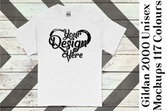 Gildan 2000 Mockup Bundle 117 Colours Black White Grey 1169 Product Image 2