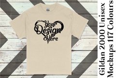 Gildan 2000 Mockup Bundle 117 Colours Black White Grey 1169 Product Image 3
