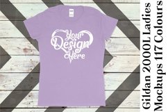 Gildan 2000L Mockup Bundle Ladies Women&#039;s 117 Colours 1209 Product Image 7